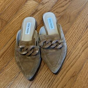 Steve Madden brown mules